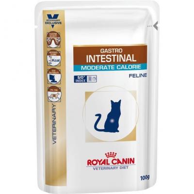 ���� ��� ����� Royal Canin GASTRO INTESTINAL MODERATE CALORIE FELINE 100 �.