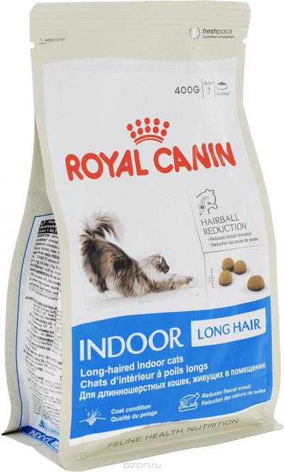 ���� ��� ����� Royal Canin INDOOR LONG HAIR 400 �.