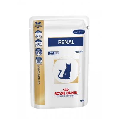    Royal Canin RENAL FELINE WITH CHICKEN 100 .