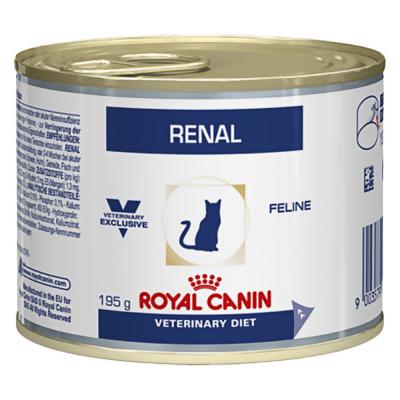    Royal Canin RENAL FELINE WITH CHICKEN 195 .