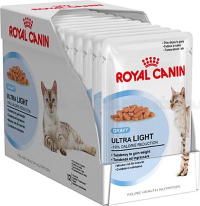 ���� ��� ����� Royal Canin ULTRA LIGHT 12 x 85 �.