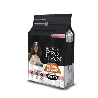 ���� ��� ����� Purina Pro Plan Medium & Large Adult 7+ Sensitive ������ � ����� 3 ��