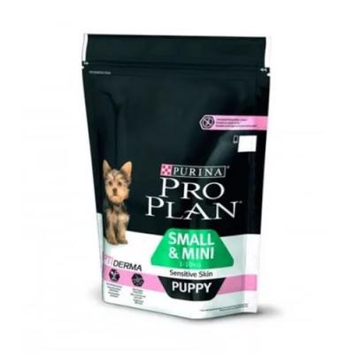 ���� ��� ����� Purina Pro Plan Small & Mini Puppy Sensitive Skin Optiderma ������ � ����� 700 ��