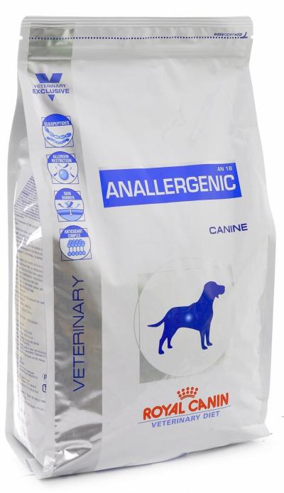    Royal Canin ANALLERGENIC AN 18 CANINE 8000 .