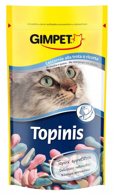 Витамины Gimpet таблетки для кошек с форелью и творогом  40 шт