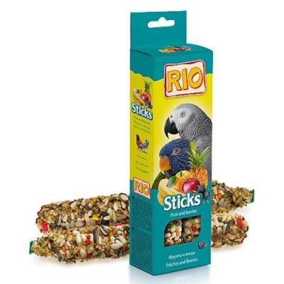 Вкусняшки для птиц Rio Sticks Fruit and Berries 2x75 г